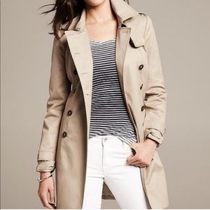 Banana Republic Classic Trench Coat- size XS.